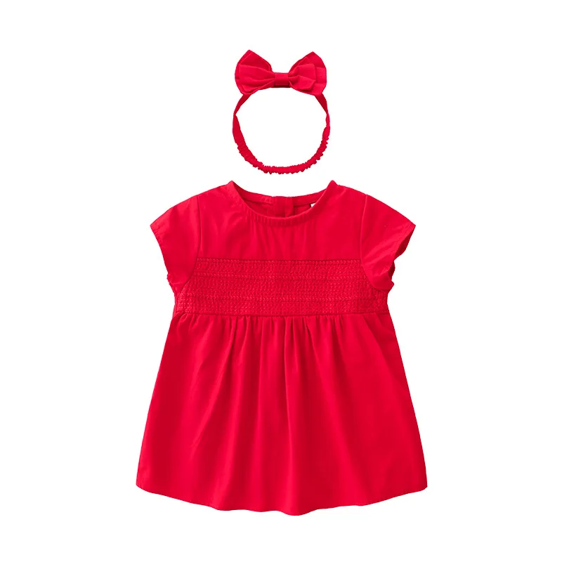 2pcs/set Baby Girl Dress 0-5T Infant Toddler Red Color Princess Party Dress Summer Cotton Casual Dresses KF750
2pcs/set Baby Girl Dress 0-5T Infant Toddler Red Color Princess Party Dress Summer Cotton Casual Dresses KF750