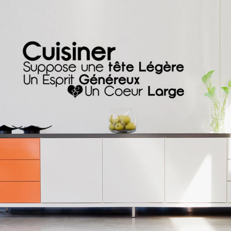 Kitchen Proverb Decorations Restaurant Kitchen Wall Stickers Home Decor PVC Waterproof Art Wallpaper JG1486
Kitchen Proverb Decorations Restaurant Kitchen Wall Stickers Home Decor PVC Waterproof Art Wallpaper JG1486