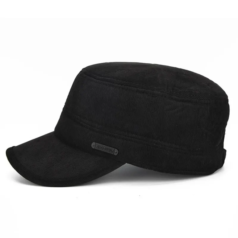 SILOQIN Middle-aged Men's Flat Cap Winter Thick Warm Army Military Hats With Ears Cold-proof Anti-freezing Earmuffs Caps For Men
SILOQIN Middle-aged Men's Flat Cap Winter Thick Warm Army Military Hats With Ears Cold-proof Anti-freezing Earmuffs Caps For Men