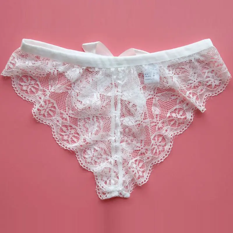 Women See Through Hollow Floral Lace Underwear Plus Size Temptation Low Waist Big Bowknot Decor G-String T-Back Solid Thong
Women See Through Hollow Floral Lace Underwear Plus Size Temptation Low Waist Big Bowknot Decor G-String T-Back Solid Thong