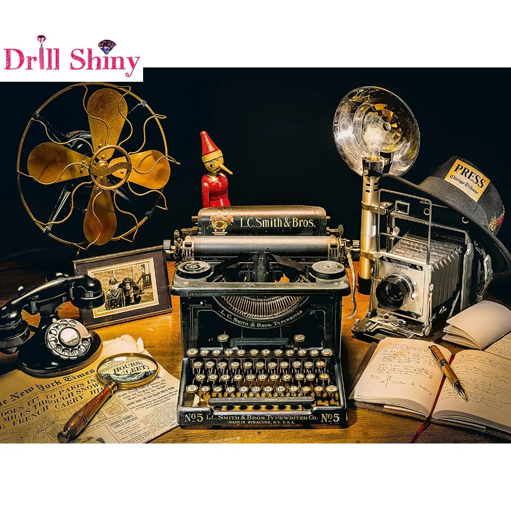 Full Drill 5D DIY Diamond Painting Antique, typewriter, old camera, old phone Embroidery Cross Stitch Home Decor Christmas Gift
Full Drill 5D DIY Diamond Painting Antique, typewriter, old camera, old phone Embroidery Cross Stitch Home Decor Christmas Gift