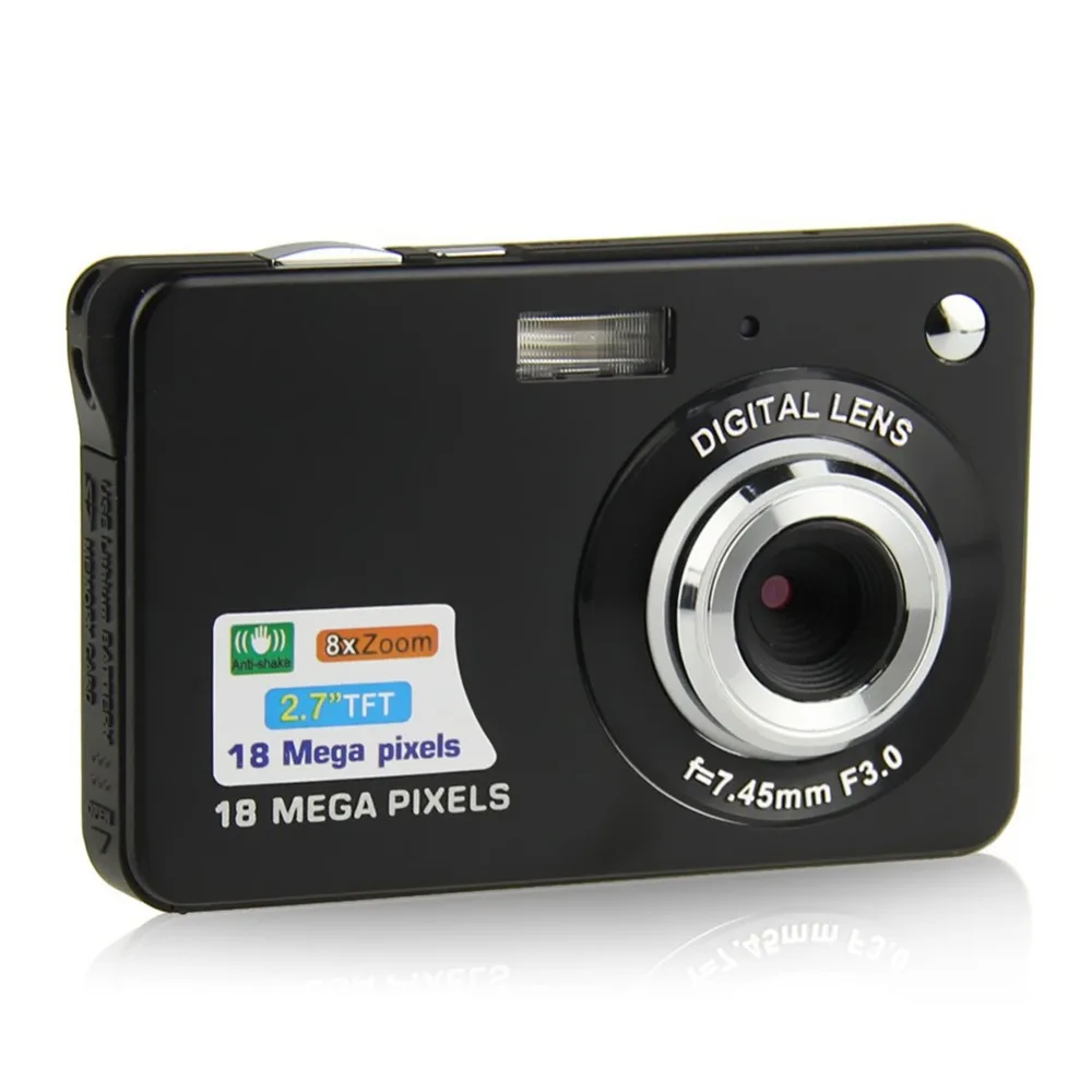 18MP 720P Outdoor Sport Portable Mini Digital Camera 8X Zoom TFT LCD Screen Video Camcorder Anti-Shake Outdoor Photo Camera
18MP 720P Outdoor Sport Portable Mini Digital Camera 8X Zoom TFT LCD Screen Video Camcorder Anti-Shake Outdoor Photo Camera