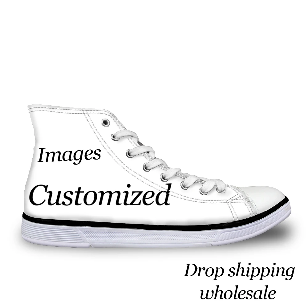 Customized Custom Images or Logo Men High Top Canvas Shoes Classis Lace-up Vulcanized Shoes Fashion Students Boys Flat Shoes
Customized Custom Images or Logo Men High Top Canvas Shoes Classis Lace-up Vulcanized Shoes Fashion Students Boys Flat Shoes