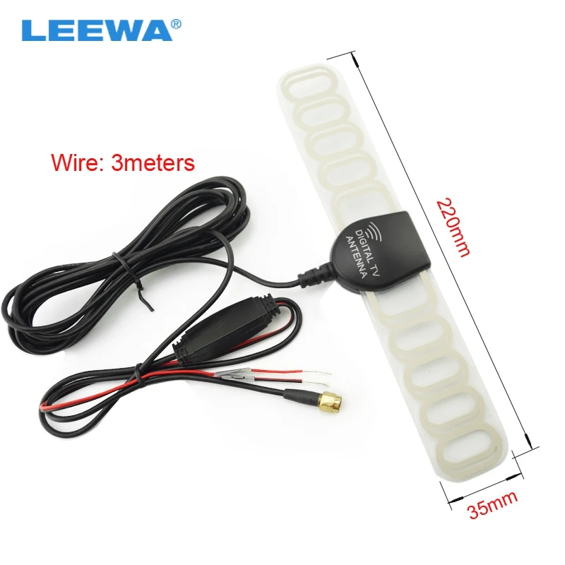 LEEWA Car SMA Connector Active TV Antenna Aerial With Built-in Amplifier For Digital TV #CA959
LEEWA Car SMA Connector Active TV Antenna Aerial With Built-in Amplifier For Digital TV #CA959