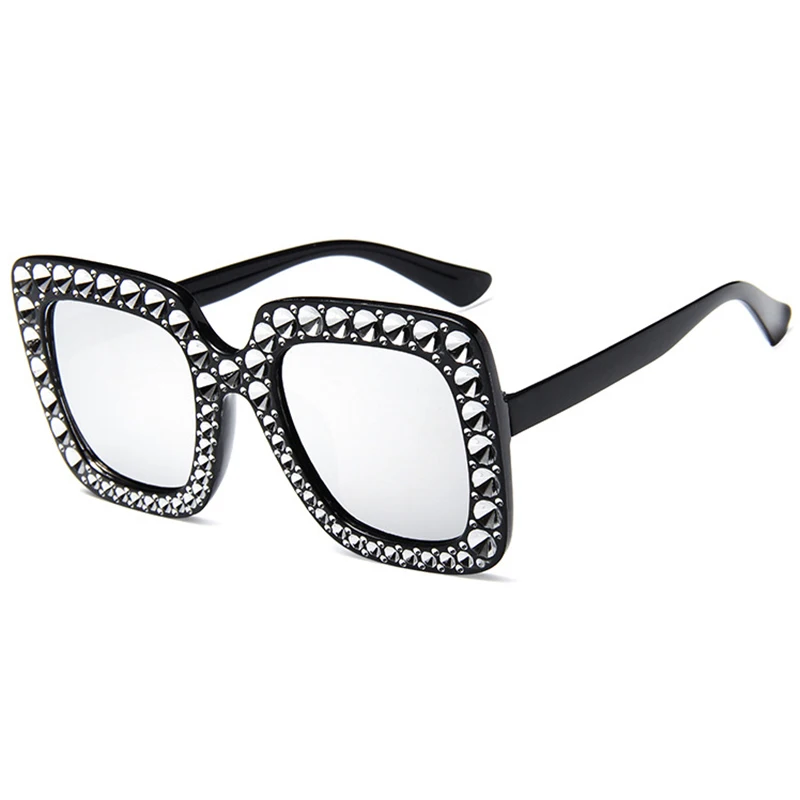 QETOU Fashion Oversized Diamond Sunglasses Women Square Frame Rhinestone Crystal Sun Glasses Luxury Vintage Sunglass Shades
QETOU Fashion Oversized Diamond Sunglasses Women Square Frame Rhinestone Crystal Sun Glasses Luxury Vintage Sunglass Shades