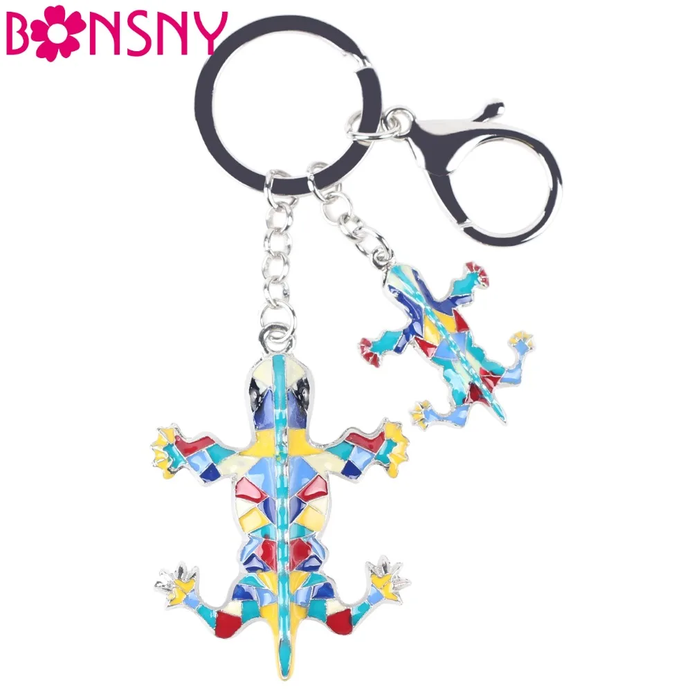 Bonsny 2016 Enamel Alloy Gecko Lizard Alloy Metal Key Chain Key Ring Pom Pom For Women Girl Bag Charm Keychain Pendant Jewelry
Bonsny 2016 Enamel Alloy Gecko Lizard Alloy Metal Key Chain Key Ring Pom Pom For Women Girl Bag Charm Keychain Pendant Jewelry