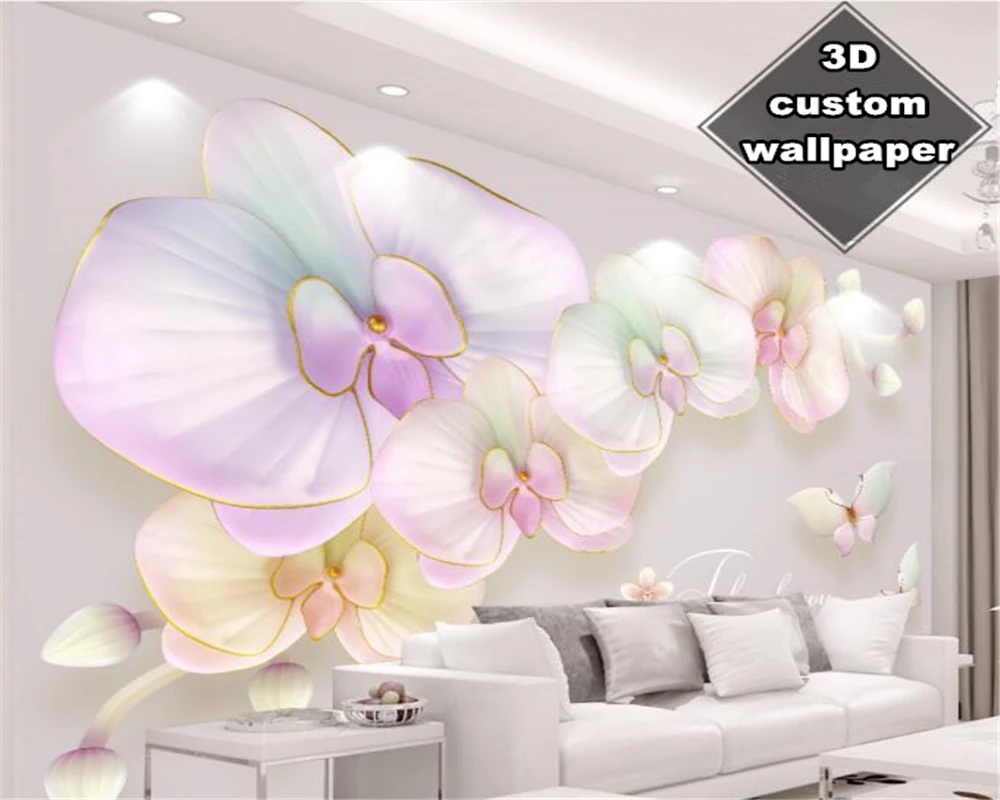 Beibehang 3d обои свежий стерео рельефный фаленопсис простой европейский ТВ фон 3d обои behang
Beibehang 3d обои свежий стерео рельефный фаленопсис простой европейский ТВ фон 3d обои behang