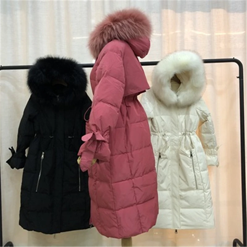 Зимняя куртка пуховик пальто для женщин зимняя 2020 бренд из натурального меха