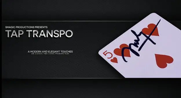 Tap Transpo By Smagic Productions (Gimmick And Online Instructions) - Trick ,Card Magic,Close Up,Illusion,Fun,Street,Toys
Tap Transpo By Smagic Productions (Gimmick And Online Instructions) - Trick ,Card Magic,Close Up,Illusion,Fun,Street,Toys