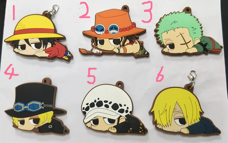 6 стилей One Piece Action Fiugre аниме модель Luffy Ace Zoro Sabo Sanji Law мобильный телефон школьная