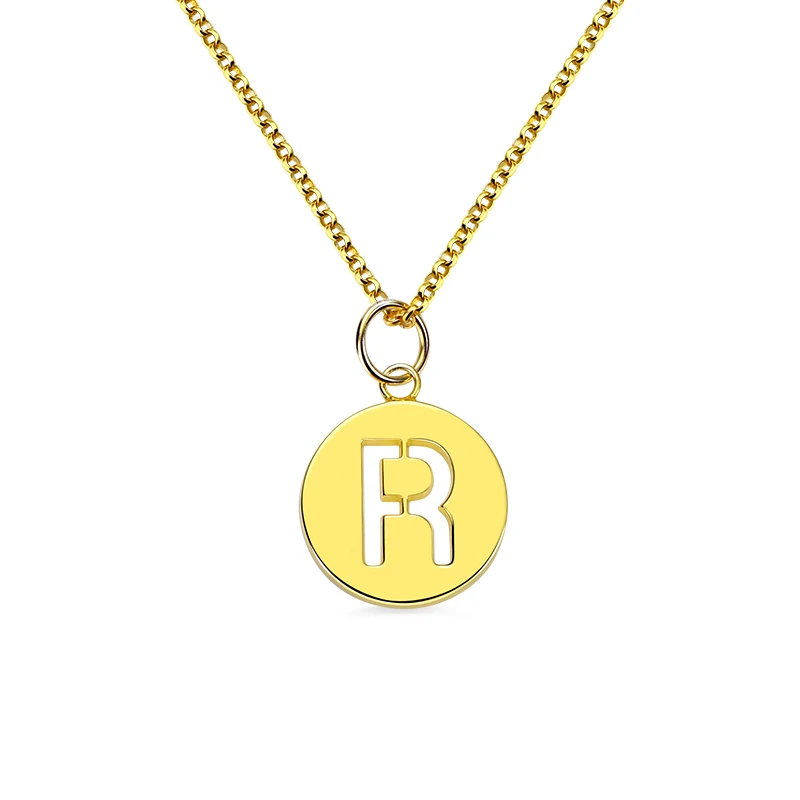 Wholesale Disc Pendant Necklace Cut Out Necklaces Custom Initial Make Jewelry Sterling Silver Letter Necklace Birthday Gifts
Wholesale Disc Pendant Necklace Cut Out Necklaces Custom Initial Make Jewelry Sterling Silver Letter Necklace Birthday Gifts