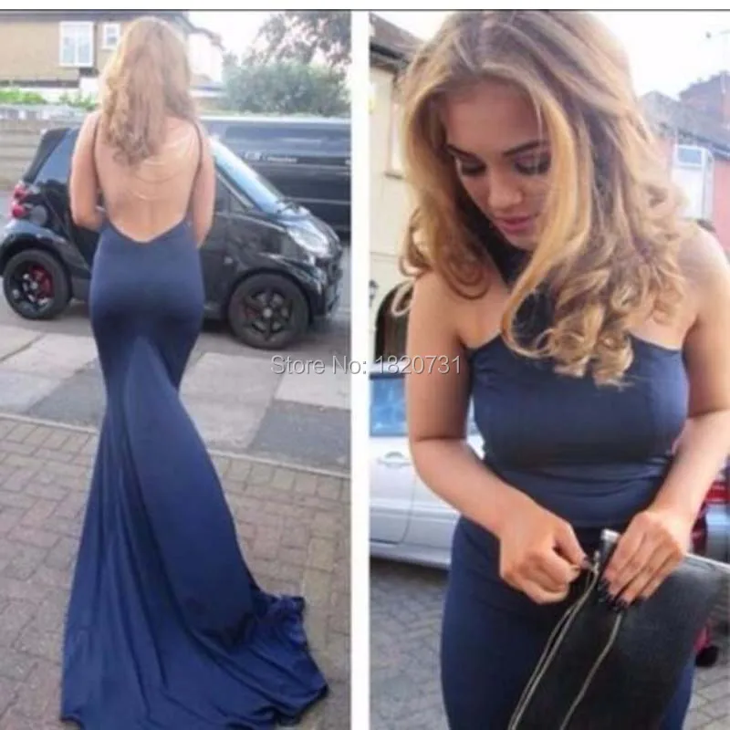 New Fashion navy blue High Neck Mermaid Floor Length Long Prom Dress Vestidos Formals Party Gowns Backless
New Fashion navy blue High Neck Mermaid Floor Length Long Prom Dress Vestidos Formals Party Gowns Backless