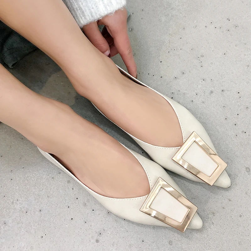 ISNOM Fashion Casual Flat Women Pointed Toe Footwear Genuine Leather Shoes Female Buckle Flats Shoes Woman Spring 2019 New
ISNOM Fashion Casual Flat Women Pointed Toe Footwear Genuine Leather Shoes Female Buckle Flats Shoes Woman Spring 2019 New