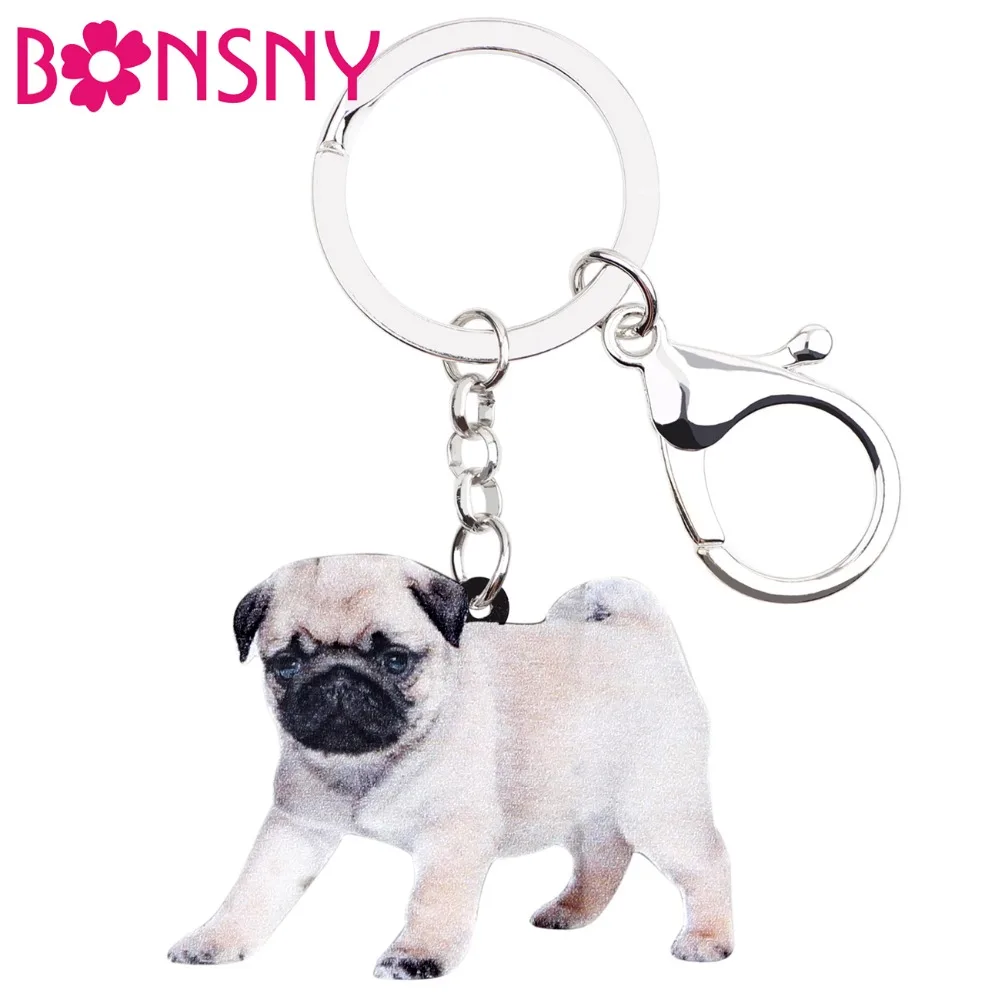 Bonsny Acrylic French Bulldog Pug Dog Key Chains Keychains Rings Cute Animal Jewelry For Women Girls Teens Bag Car Purse Charms
Bonsny Acrylic French Bulldog Pug Dog Key Chains Keychains Rings Cute Animal Jewelry For Women Girls Teens Bag Car Purse Charms