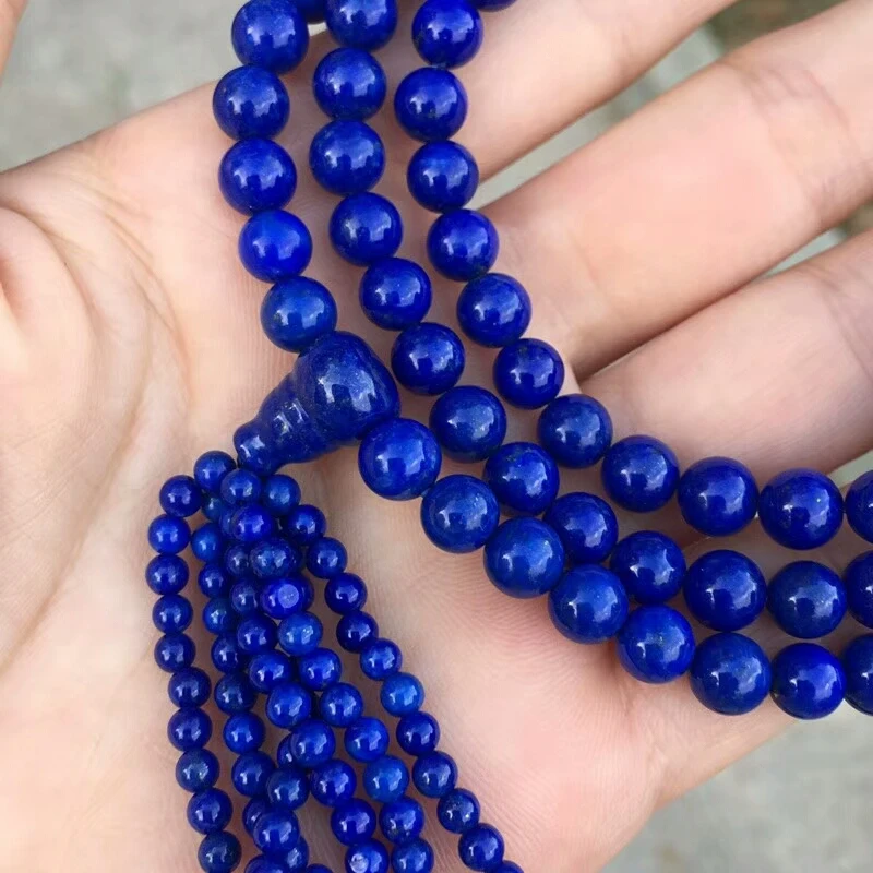 6mm Genuine Natural Lapis Lazuli Royal Blue Gemstone 108 Buddha Prayer Round Beads Stretch Necklace Bracelet Woman AAAAAA
6mm Genuine Natural Lapis Lazuli Royal Blue Gemstone 108 Buddha Prayer Round Beads Stretch Necklace Bracelet Woman AAAAAA