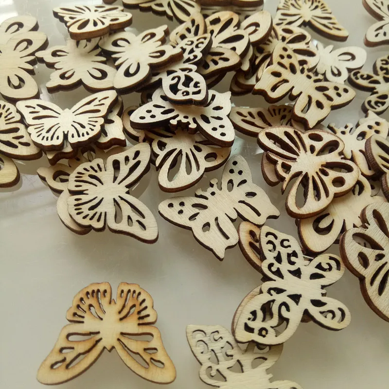 50PC Cartoon Wooden Openwork Butterfly Butterfly Seal Handmade Decorative Wood Chips
50PC Cartoon Wooden Openwork Butterfly Butterfly Seal Handmade Decorative Wood Chips