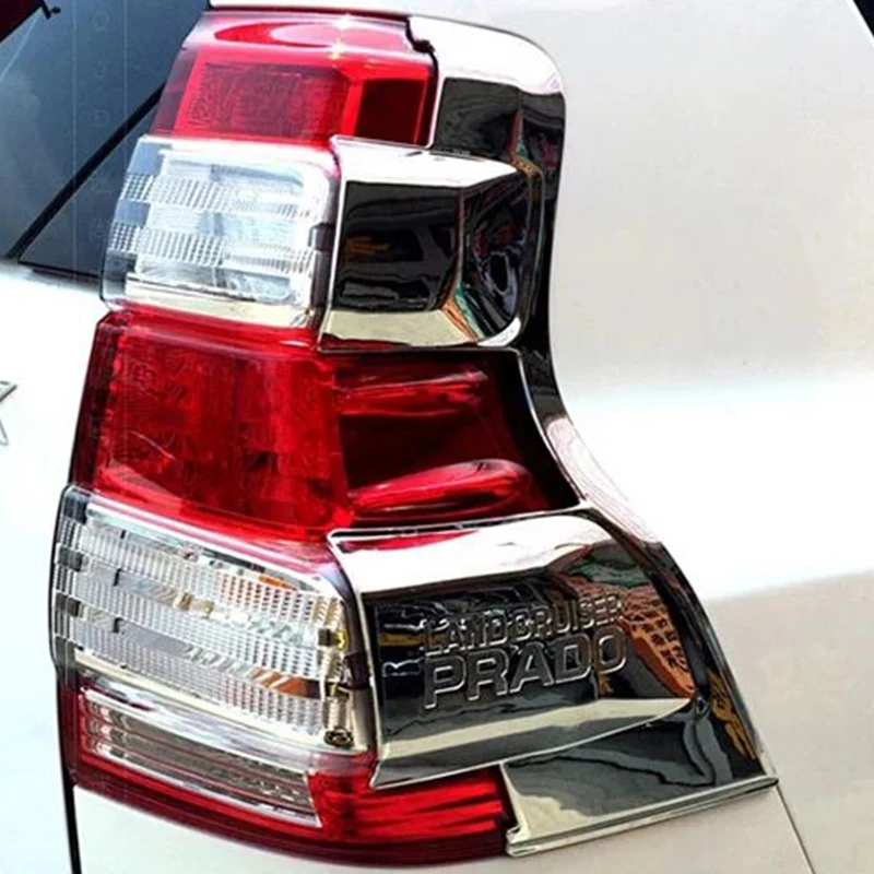 For Toyota Prado 150 2014 2015 2016 2017 ABS Chrome Car Rear Tail Light Lamps Mouldings Tail Light Frame Car Accessories
For Toyota Prado 150 2014 2015 2016 2017 ABS Chrome Car Rear Tail Light Lamps Mouldings Tail Light Frame Car Accessories