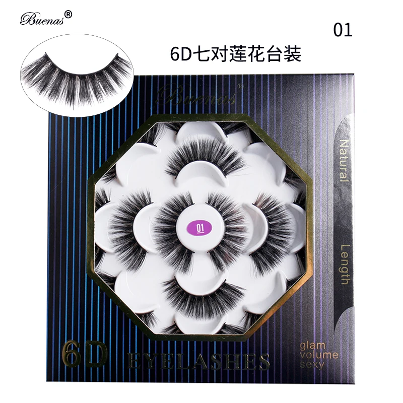 Buenas 70 pairs 6D lashes hand made full strip lashes 6d eyelashes extensions new 7 pairs packing false eyelashes thick eye lash
Buenas 70 pairs 6D lashes hand made full strip lashes 6d eyelashes extensions new 7 pairs packing false eyelashes thick eye lash