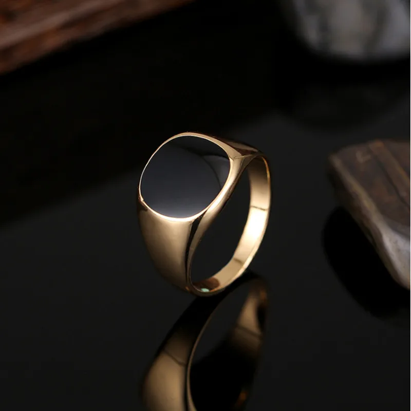 New fashion Classical Rings Aneis De Ouro Silver Plated Vogue Black Enamel Size Wedding Rings For Men Anillos
New fashion Classical Rings Aneis De Ouro Silver Plated Vogue Black Enamel Size Wedding Rings For Men Anillos