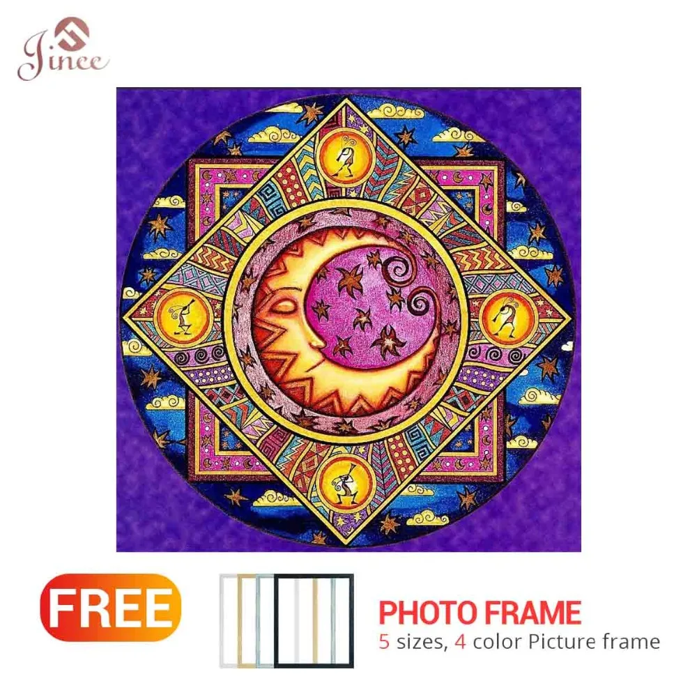 Full Square Round Diamond Painting Moon Mandala Diamond Embroidery Crystal Mosaic Pattern Beaded Cross Stitch Crafts Home Decor
Full Square Round Diamond Painting Moon Mandala Diamond Embroidery Crystal Mosaic Pattern Beaded Cross Stitch Crafts Home Decor