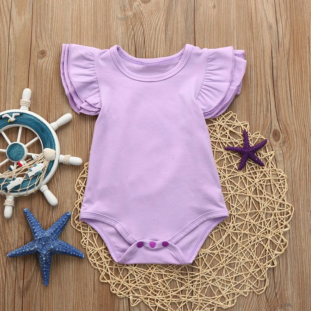 Newborn Infant Baby Girls Ruffles Sleeve Romper Playsuit Clothes Outfits Rompers new born baby girl clothes 0-3 months
Newborn Infant Baby Girls Ruffles Sleeve Romper Playsuit Clothes Outfits Rompers new born baby girl clothes 0-3 months