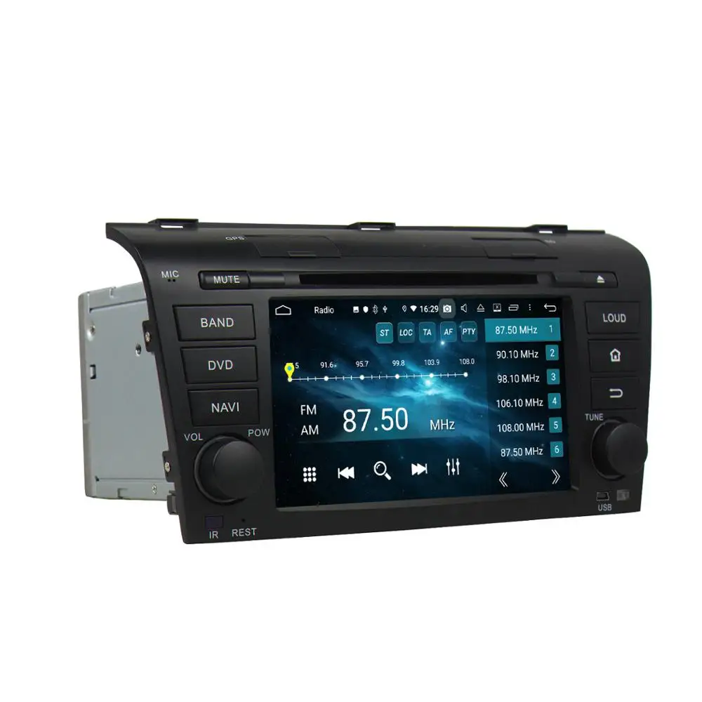 IPS 4 ГБ ОЗУ Android 9,0 автомобильное радио GPS DVD головное устройство для Mazda 3 2004-2009 Bluetooth 4,2 WIFI USB DVR Mirror-link
IPS 4 ГБ ОЗУ Android 9,0 автомобильное радио GPS DVD головное устройство для Mazda 3 2004-2009 Bluetooth 4,2 WIFI USB DVR Mirror-link