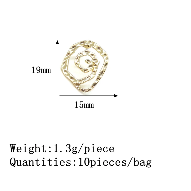 2019 New 19mm 10pieces/bag High Quality Zinc Alloy Dizziness Shape Earring Base Connectors for DIY Earring Jewelry Accessories
2019 New 19mm 10pieces/bag High Quality Zinc Alloy Dizziness Shape Earring Base Connectors for DIY Earring Jewelry Accessories