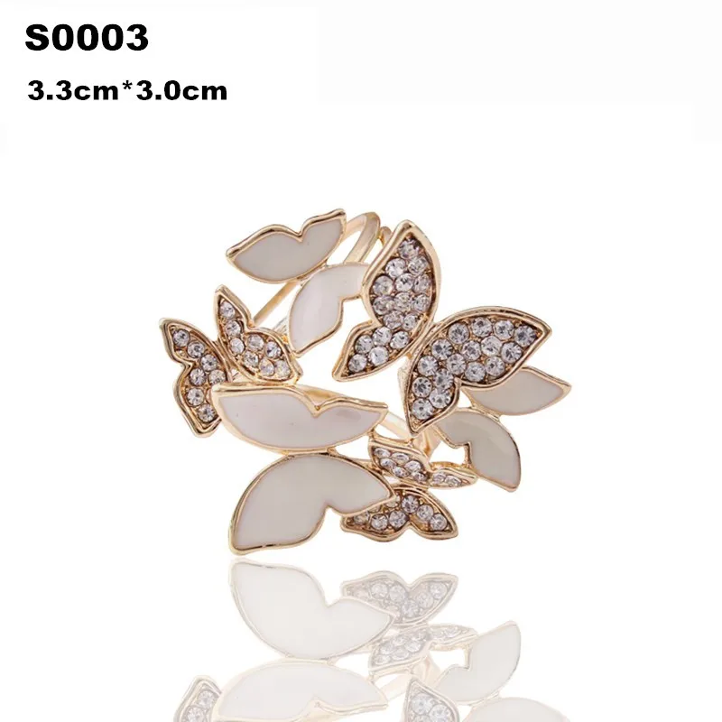 MZC Delicate Flower Scarf Buckle Chic Crystal Hijab Pin Zinc Alloy Enamel Butterfly Vintage Pearl Silk Femme Gift | Украшения и