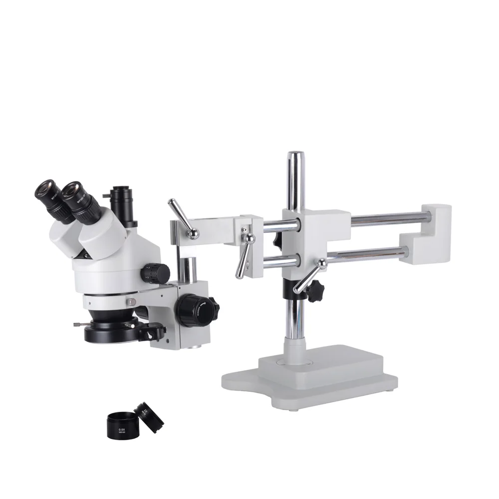 Big Universal Bracket 3.5X-90X! Simul-Focal Microscope Double Boom Stand Trinocular Stereo Zoom Microscope
Big Universal Bracket 3.5X-90X! Simul-Focal Microscope Double Boom Stand Trinocular Stereo Zoom Microscope
