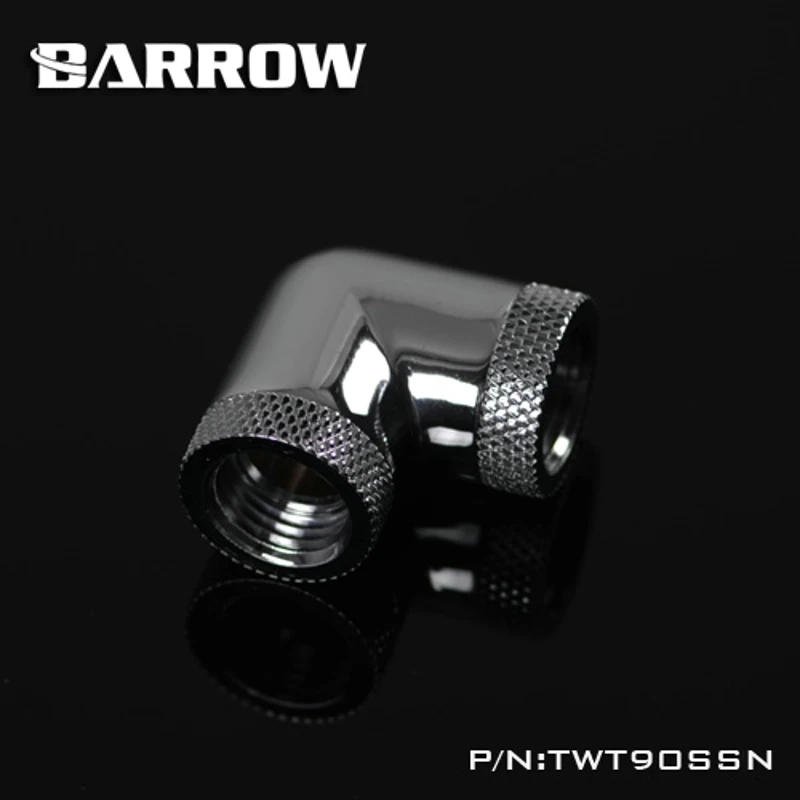 Barrow G1/4 ''резьба 90 градусов, два поворотных адаптера, вращающиеся на 90 градусов, цвет черный/серебристый
Barrow G1/4 ''резьба 90 градусов, два поворотных адаптера, вращающиеся на 90 градусов, цвет черный/серебристый