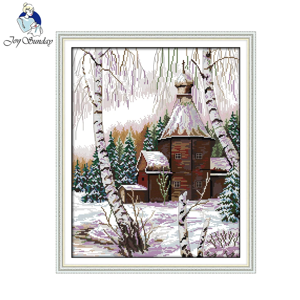 Joy Sunday Winter Scenery Paintings Counted Printed On Canvas Cross Stitch Chinese Needlework Kits Embroidery Sets Cross-stitch
Joy Sunday Winter Scenery Paintings Counted Printed On Canvas Cross Stitch Chinese Needlework Kits Embroidery Sets Cross-stitch