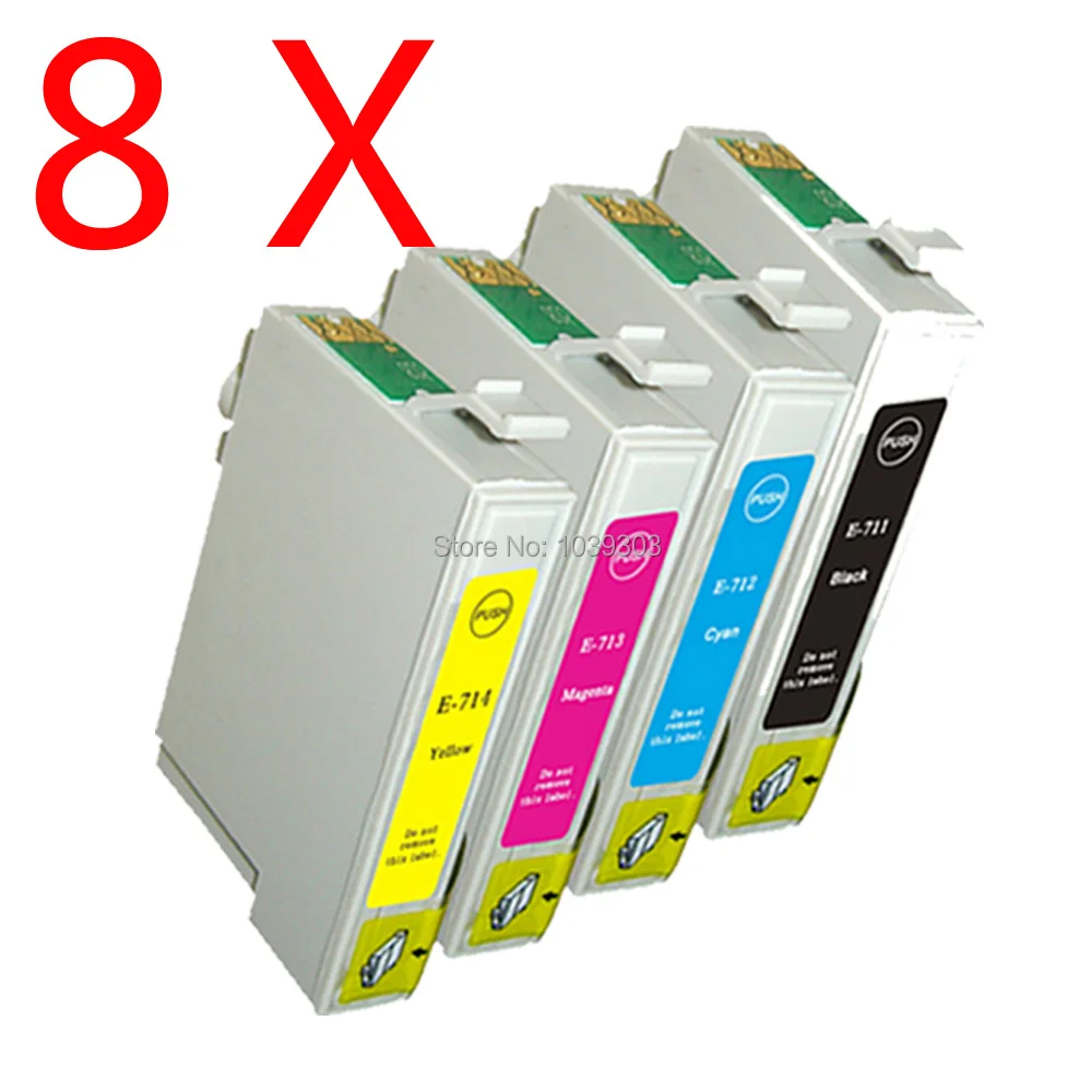 8 PK Ink Cartridges Compatible for Epson stylus DX7000 DX7000F DX7400 DX7450 DX8400 DX8450 DX9400 DX9400 F Printer
8 PK Ink Cartridges Compatible for Epson stylus DX7000 DX7000F DX7400 DX7450 DX8400 DX8450 DX9400 DX9400 F Printer