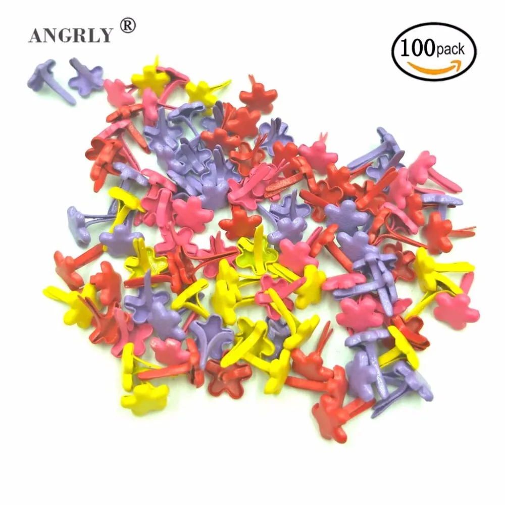 100Pcs 7mm Mixed Color Flower Scrapbook Plum Flower Metal Brads For Kids Diy Photo Album Handmade Paper Gifts Embellishments
100Pcs 7mm Mixed Color Flower Scrapbook Plum Flower Metal Brads For Kids Diy Photo Album Handmade Paper Gifts Embellishments