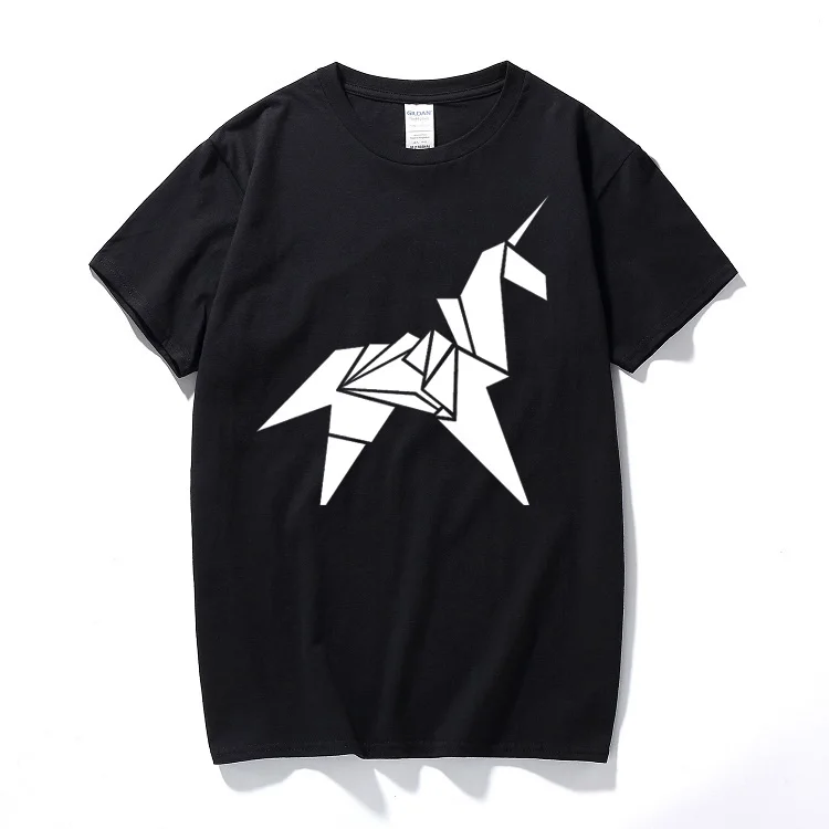 Origami unicorn mens t shirt blade runner retro movie tyrell replicant Cotton short sleeve t-shirt summer top camisetas
Origami unicorn mens t shirt blade runner retro movie tyrell replicant Cotton short sleeve t-shirt summer top camisetas