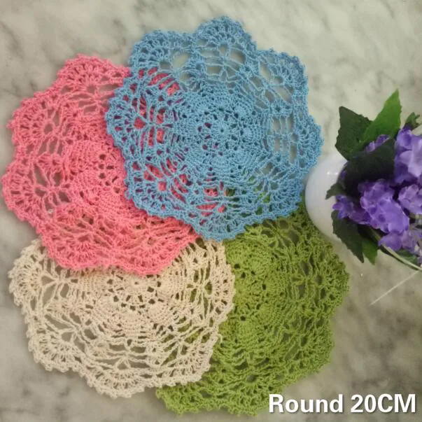 20CM Round Vintage Cotton Lace Dining Doily Crochet Flower Coaster Table Cloth Coffee Tea Placemat Wedding Banquet Table Decor
20CM Round Vintage Cotton Lace Dining Doily Crochet Flower Coaster Table Cloth Coffee Tea Placemat Wedding Banquet Table Decor