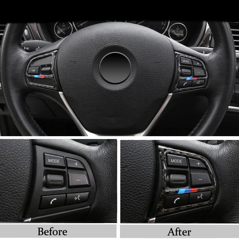 For BMW E90 E92 F30 3 Series 2005-2019 Car Styling Interior Accessories Carbon Fiber Steering wheel buttons stickers
For BMW E90 E92 F30 3 Series 2005-2019 Car Styling Interior Accessories Carbon Fiber Steering wheel buttons stickers