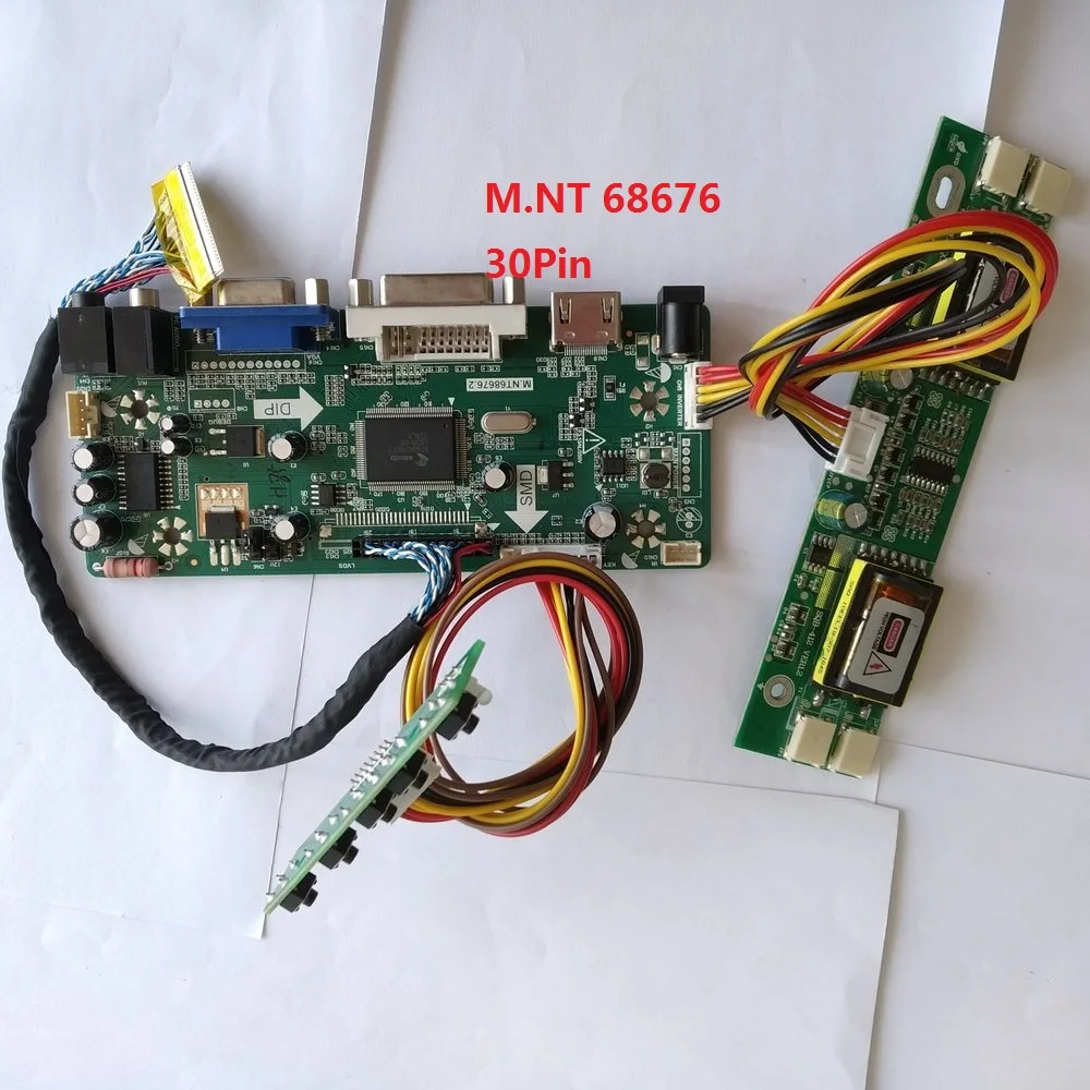 kit for LTM220M1-L01 Monitor Screen DIY M.NT68676 Controller board 1680X1050 22" 30pin Driver HDMI-compatible VGA LVDS 4 lamps
kit for LTM220M1-L01 Monitor Screen DIY M.NT68676 Controller board 1680X1050 22" 30pin Driver HDMI-compatible VGA LVDS 4 lamps