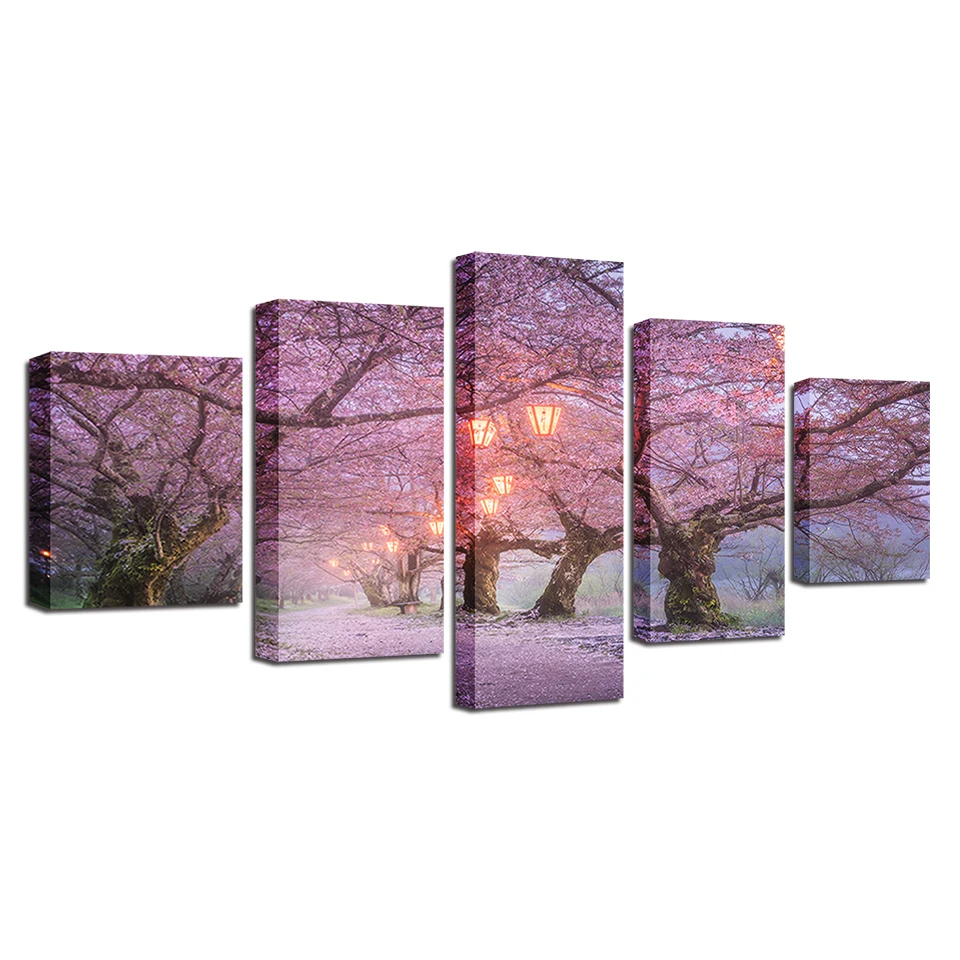 Beautiful Cherry Blossoms Framed Modern Art Creative 5 Pieces Picture Home Wall Decor Canvas Printings Painting For Living Room
Beautiful Cherry Blossoms Framed Modern Art Creative 5 Pieces Picture Home Wall Decor Canvas Printings Painting For Living Room