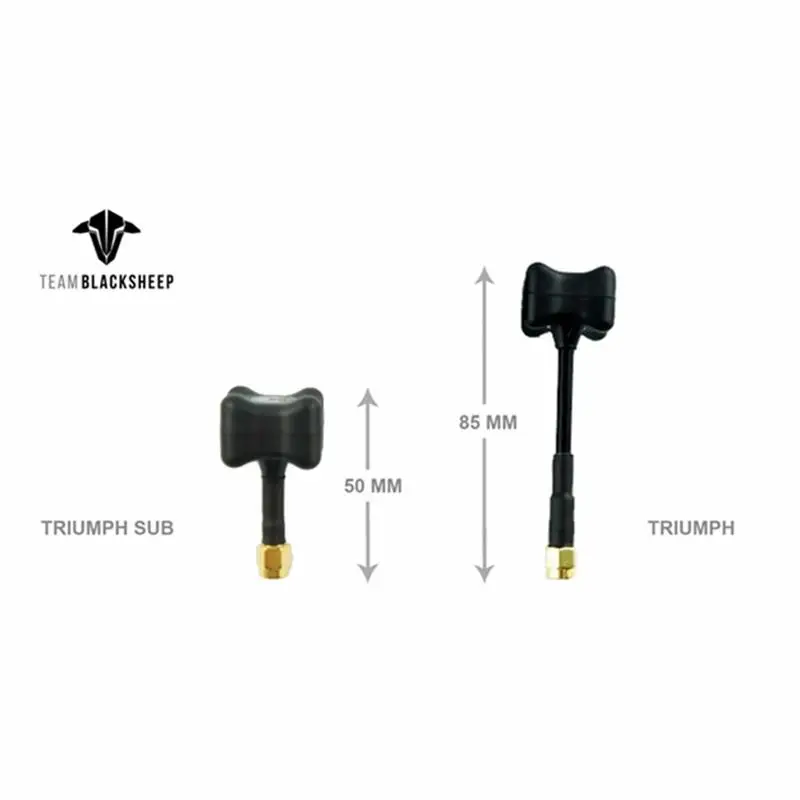 Nartor RC Short and Long TBS Team BlackSheep VAS 5.8GHz Circular Polarized Triumph Antenna SMA and RP-SMA for FPV Racing Drone
Nartor RC Short and Long TBS Team BlackSheep VAS 5.8GHz Circular Polarized Triumph Antenna SMA and RP-SMA for FPV Racing Drone