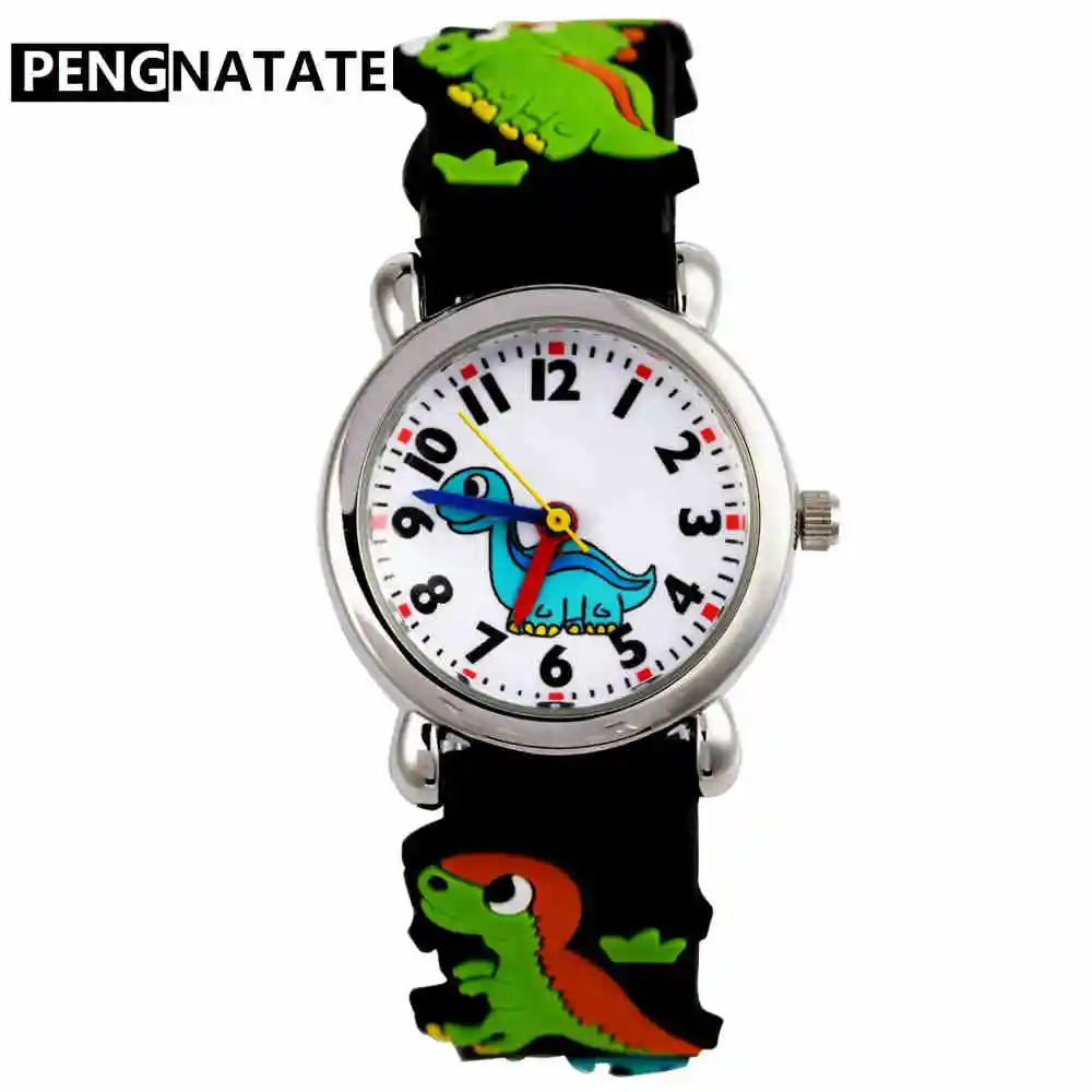 PENGNATATE Kids Watches Boy Fashion Dinosaur Cartoon Wristwatch 3D Silicone Strap Children Quartz Watch Student Girls Gift Clock
PENGNATATE Kids Watches Boy Fashion Dinosaur Cartoon Wristwatch 3D Silicone Strap Children Quartz Watch Student Girls Gift Clock
