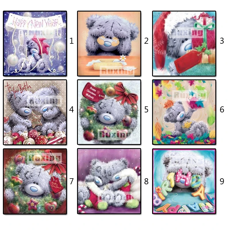 5D DIY full Square / Round Drill diamond painting cross stitch Cartoon Bear Home Mosaic decor gift Rhinestone embroidery
5D DIY full Square / Round Drill diamond painting cross stitch Cartoon Bear Home Mosaic decor gift Rhinestone embroidery