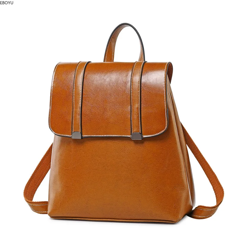 Фото EBOYU женский рюкзак из натуральной кожи кошелек Повседневная сумка на плечо