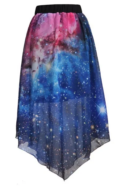 European Style Star Universe Printed Spring Summer Fashion Long Chiffon Skirts Female
European Style Star Universe Printed Spring Summer Fashion Long Chiffon Skirts Female