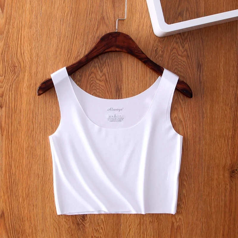 Summer Female Cotton Modal No Trace Large Size Close-fitting Comfortable Short Bottom Half Vest Tube Top Strap 8 Color 038-806
Summer Female Cotton Modal No Trace Large Size Close-fitting Comfortable Short Bottom Half Vest Tube Top Strap 8 Color 038-806