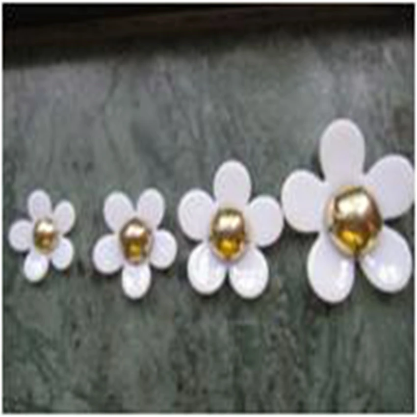 Jewelry Materials For DIY Hair Decoration Popular 20pcs Mixed 4sizes Flat Back Reisn Cabochon White Color Daisy Flowers
Jewelry Materials For DIY Hair Decoration Popular 20pcs Mixed 4sizes Flat Back Reisn Cabochon White Color Daisy Flowers