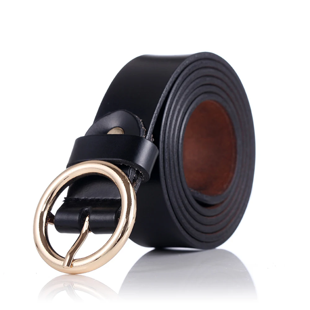Vintage Women Genuine Leather Belt Ring Metal Buckle Lady Waist Belt Pin Buckle Leather Belt
Vintage Women Genuine Leather Belt Ring Metal Buckle Lady Waist Belt Pin Buckle Leather Belt