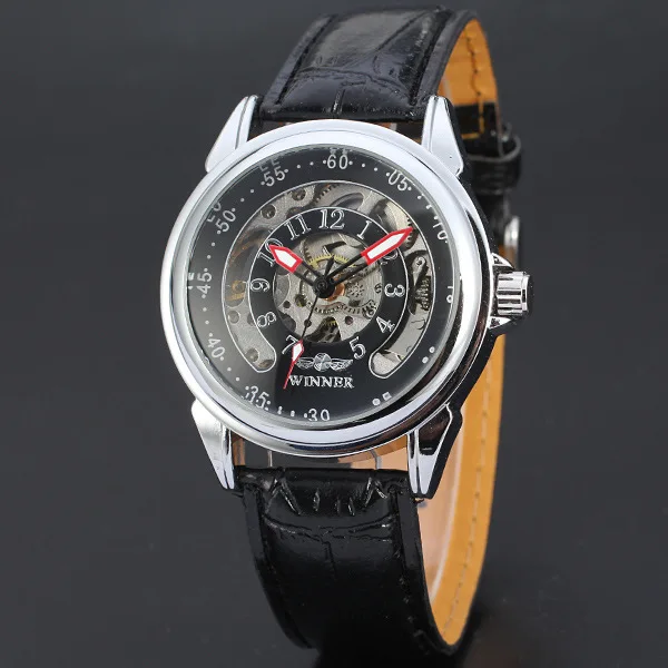 WINNER Antique Casual Fashion Watch Luxury Masculine Hollow Automatic Mechanical Clock Leather Men Military Wrist Watch
WINNER Antique Casual Fashion Watch Luxury Masculine Hollow Automatic Mechanical Clock Leather Men Military Wrist Watch