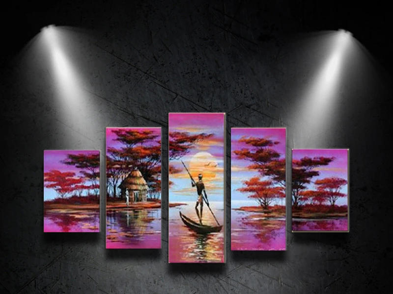 100%Hand-painted Modern Oil Painting On Canvas African Drum Dance Scenery On Wall For Living Room Abstract Home Decoration
100%Hand-painted Modern Oil Painting On Canvas African Drum Dance Scenery On Wall For Living Room Abstract Home Decoration