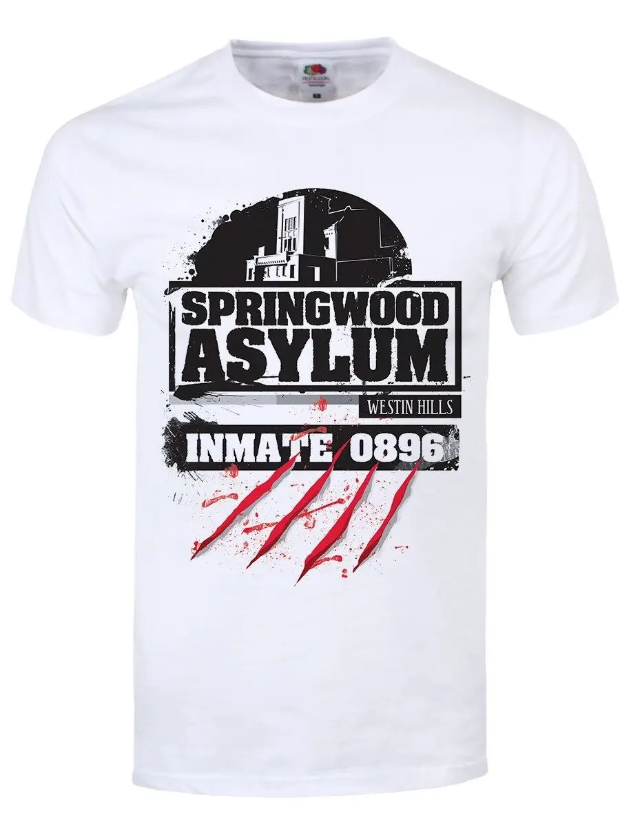 Springwood Asylum Men's White T-shirt Short Sleeve T shirt Cotton T Shirts top tee v
Springwood Asylum Men's White T-shirt Short Sleeve T shirt Cotton T Shirts top tee v