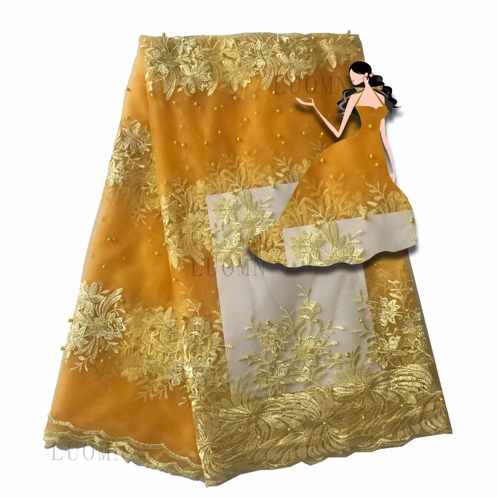 2019 Latest French Nigerian Laces Fabric High Quality Tulle African Lace Fabric Wedding African French Tulle Lace AMZ549 orange
2019 Latest French Nigerian Laces Fabric High Quality Tulle African Lace Fabric Wedding African French Tulle Lace AMZ549 orange